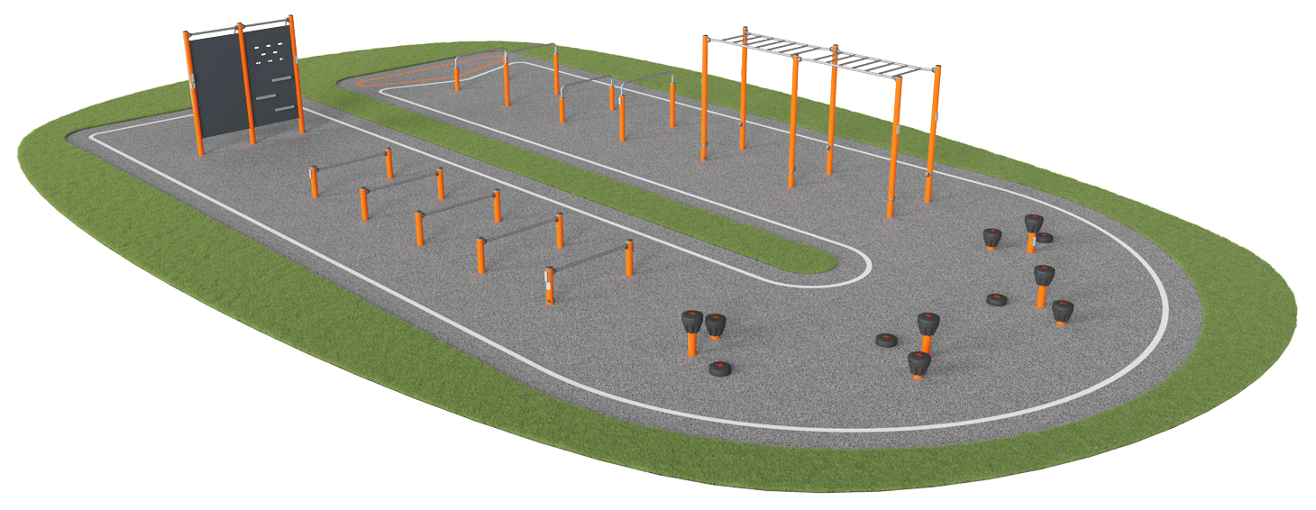 Circuito de obstáculos 40m