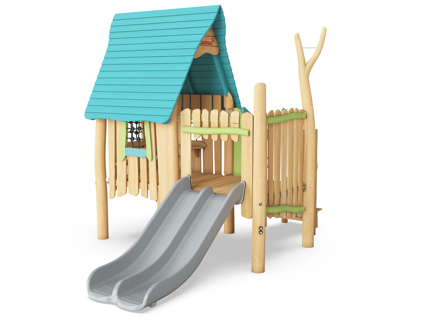 Robinia speelhuis - Tovenaarsschuilplaats met trap
