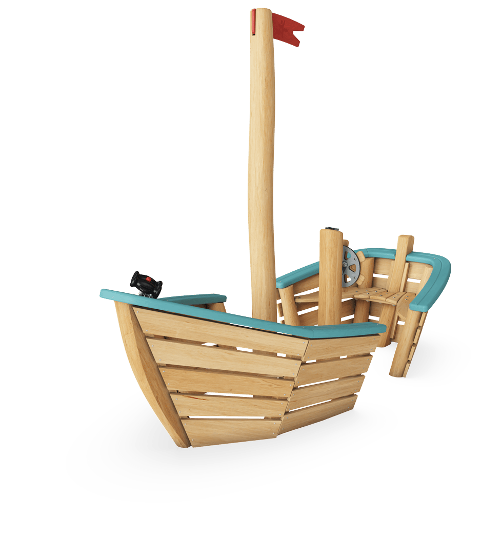 Spielboot ohne Boden