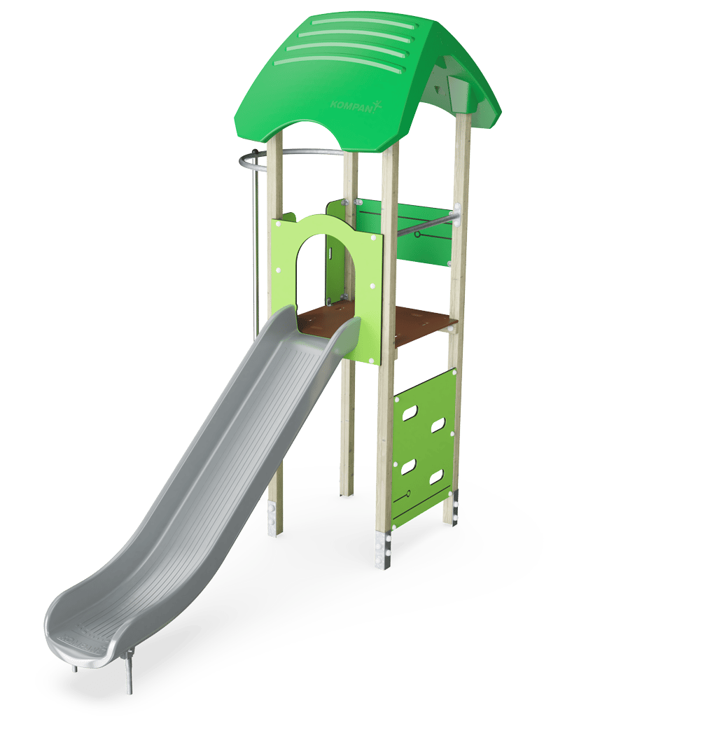Play Tower with Climbing Wall