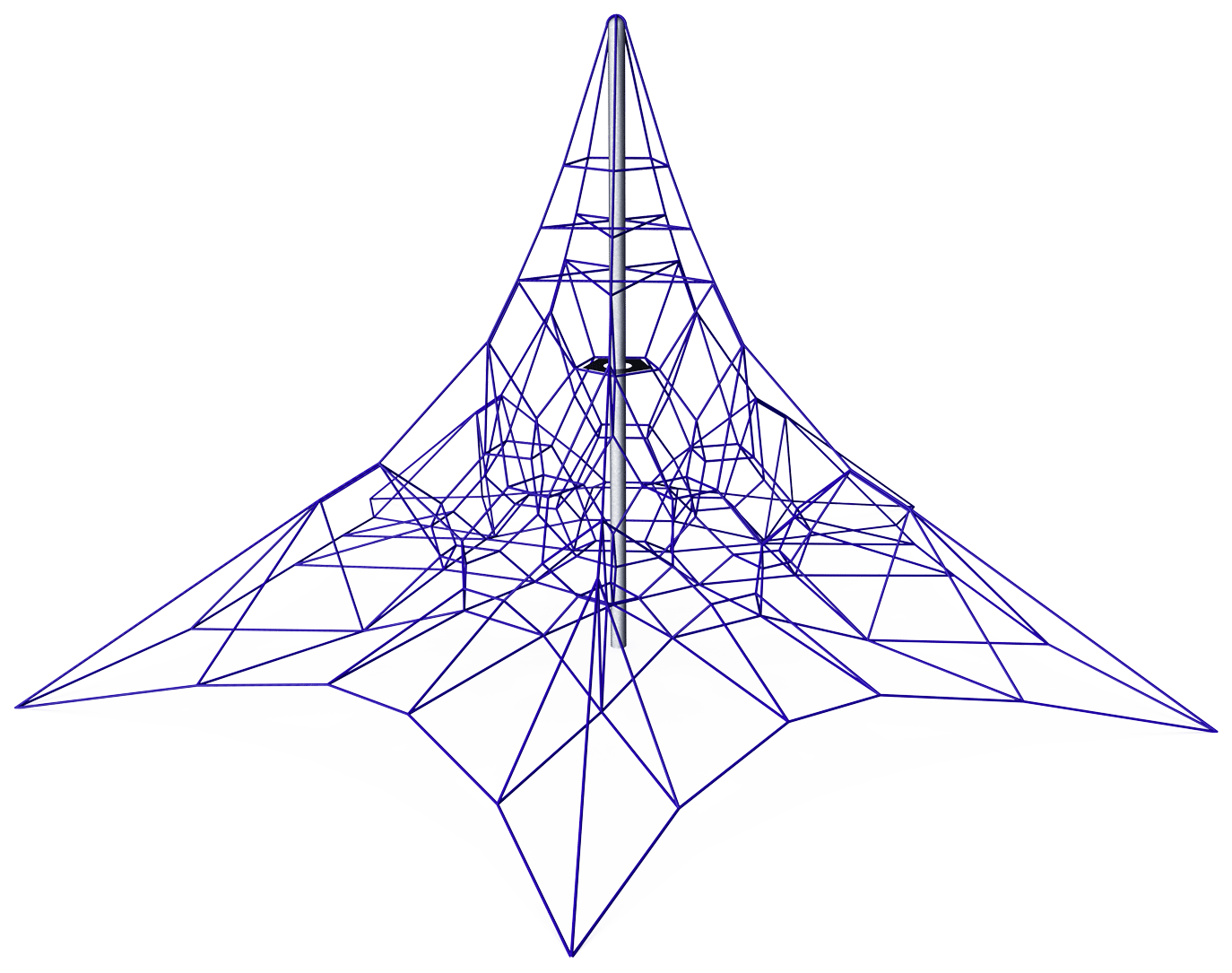 Pentagonal Spacenet