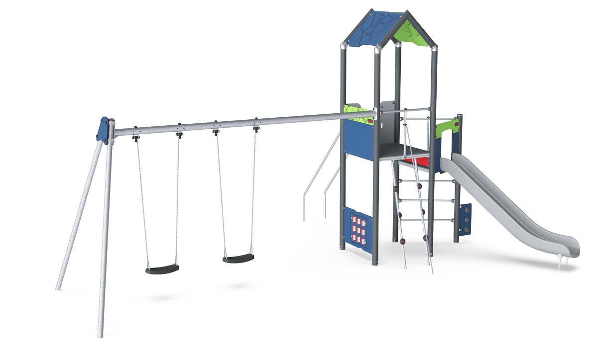 Play Tower with Swing, 2 Seats