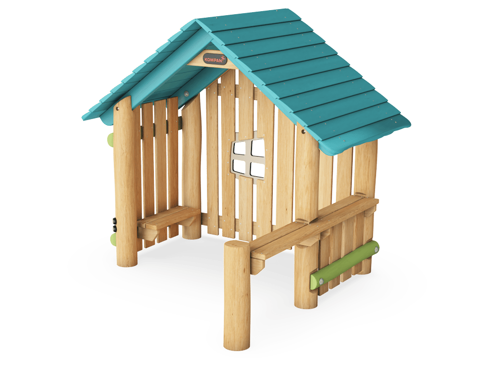 Playhut with Side, Gable & Desks