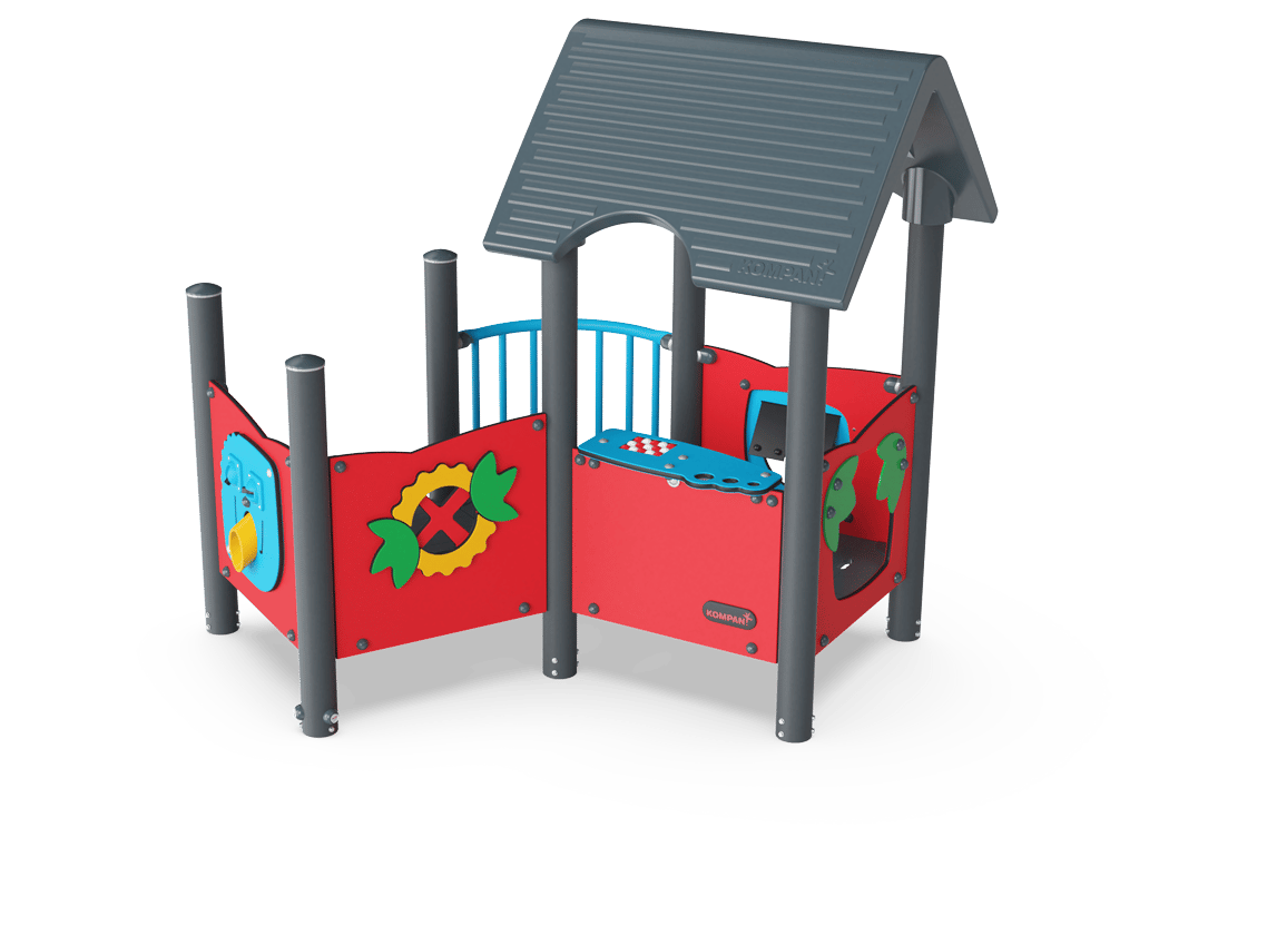 Spielhaus mit Balkon