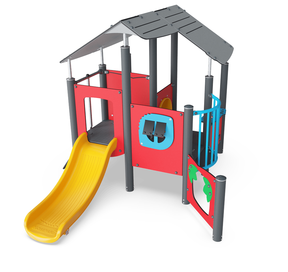 Multi Deck Playhouse with Roof