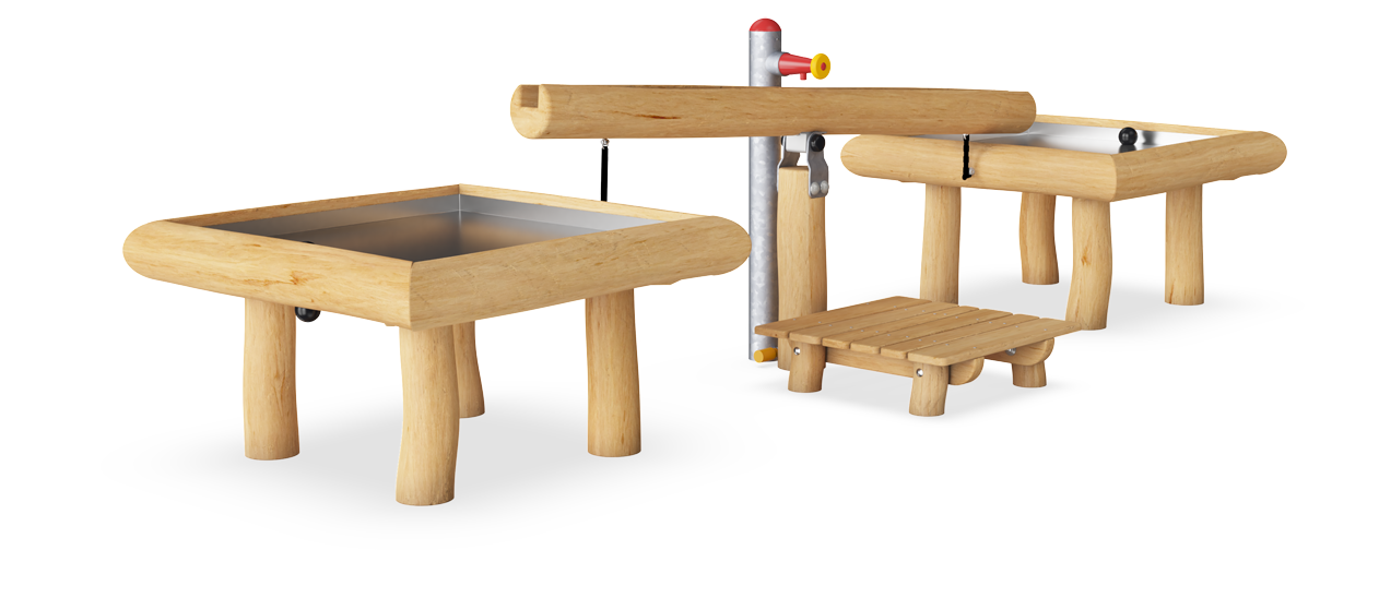 Water Seesaw with 2 Splash Tables