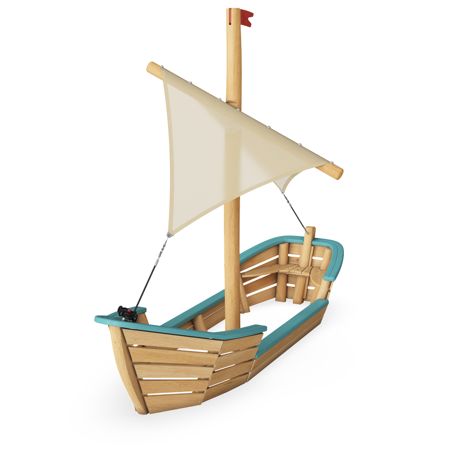 Oasis Sand Boat with Sail
