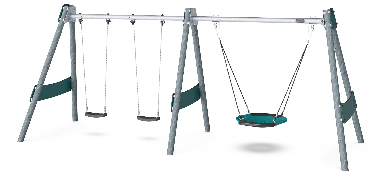 Combi Swing H:2.5m, 100cm Rope Seat