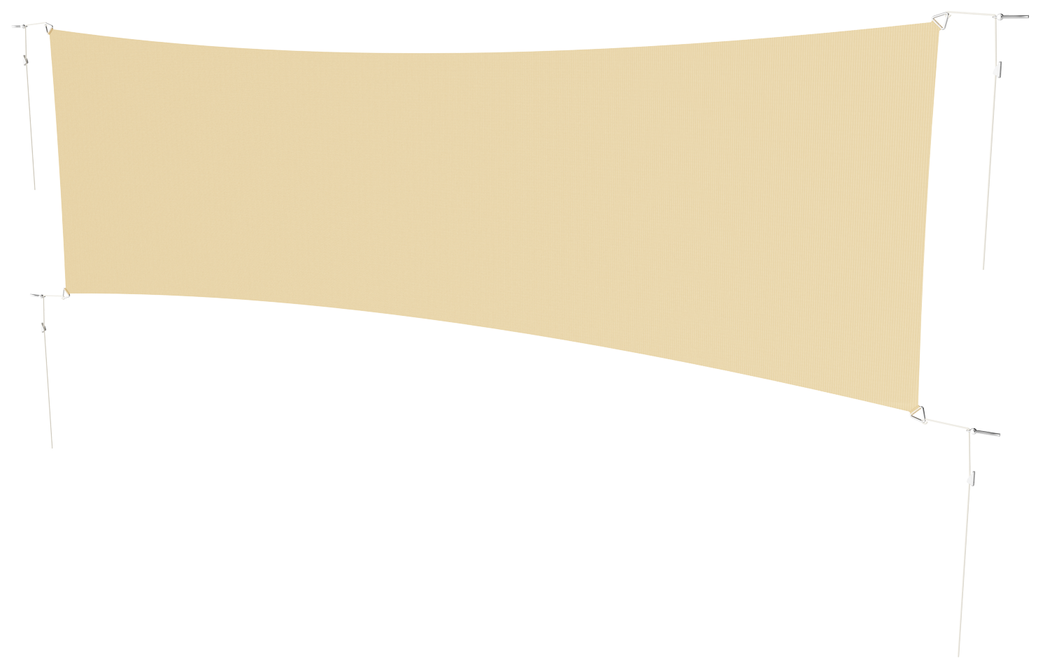 Windbreaker (1,2 x 4 m) mit Zubehör