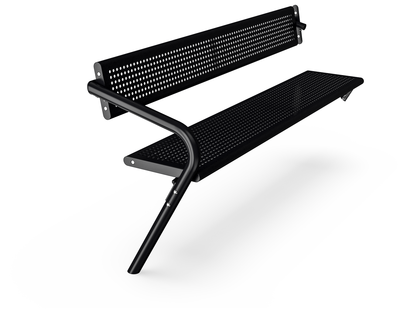 Agora Steel Extension Bench with Backrest