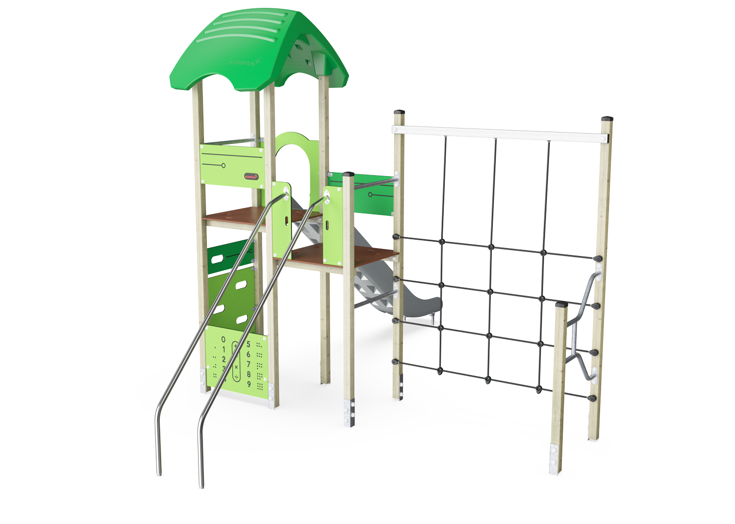 Play Tower with Banister Bars