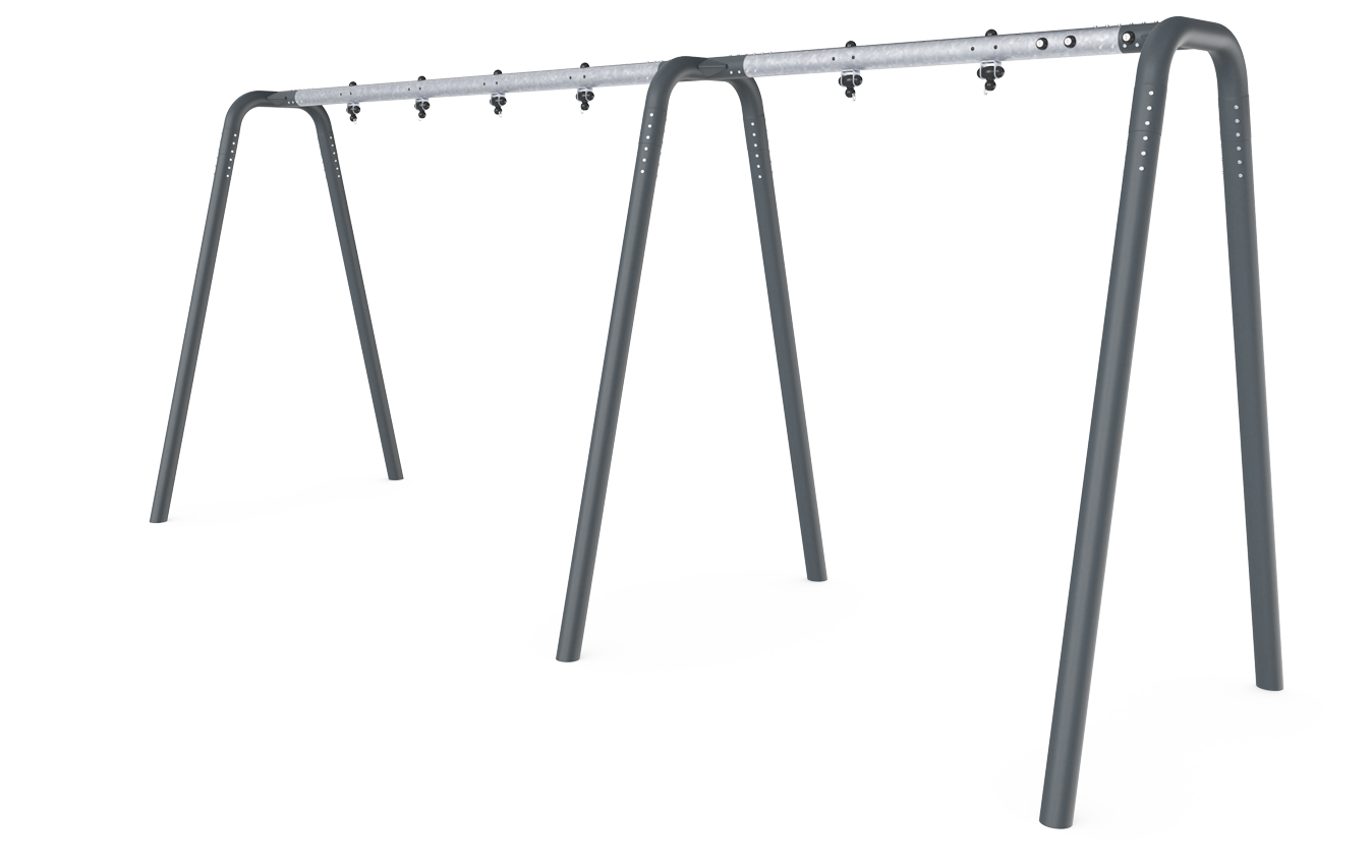 3-Seat Steel Frame H:2.5m