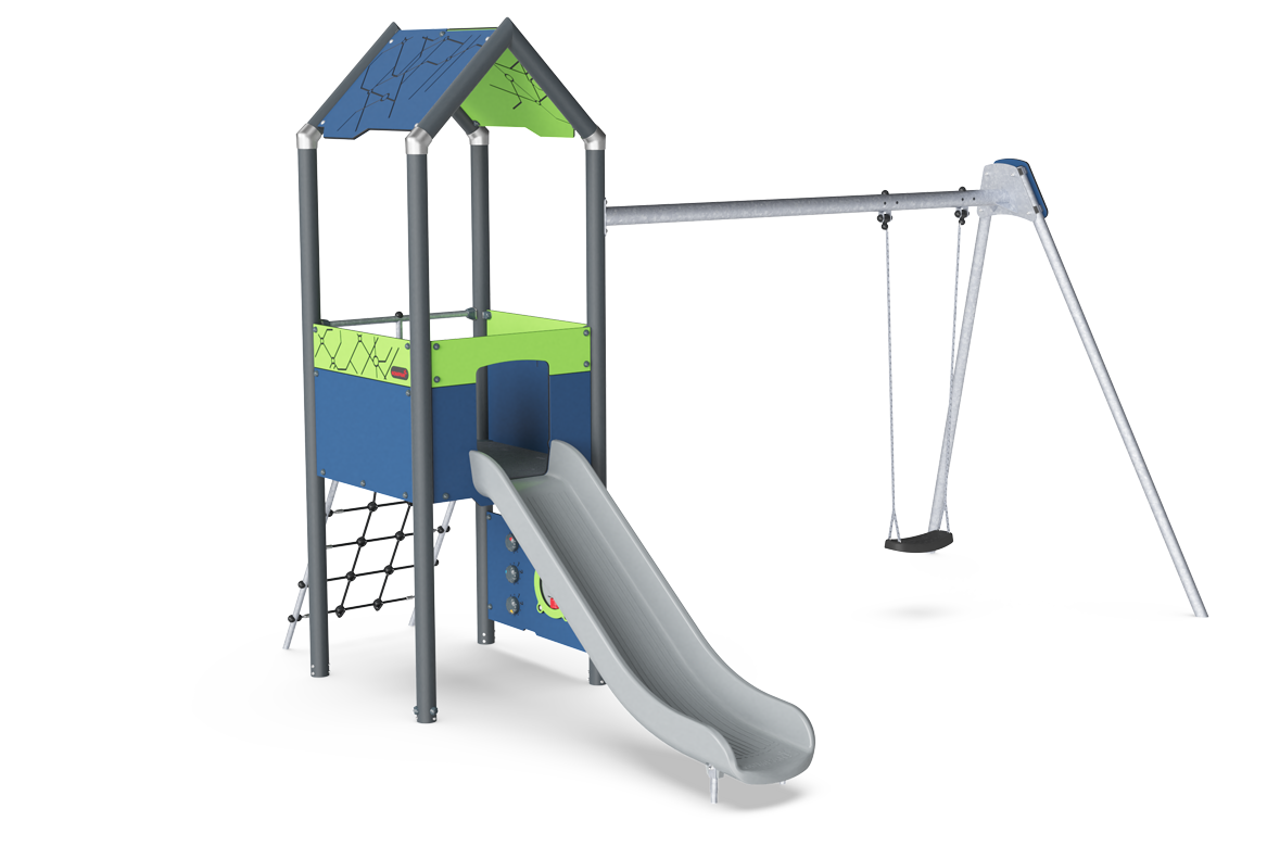 Play Tower with Swing, 1 Seat