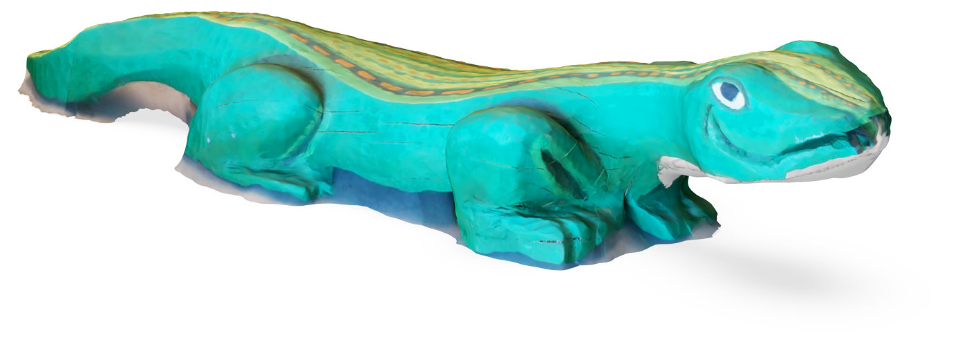Iguana Sculpture