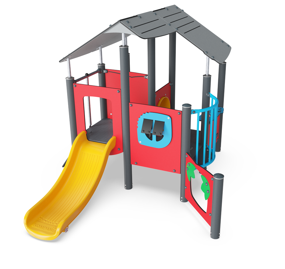 Multi Deck Playhouse with Roof
